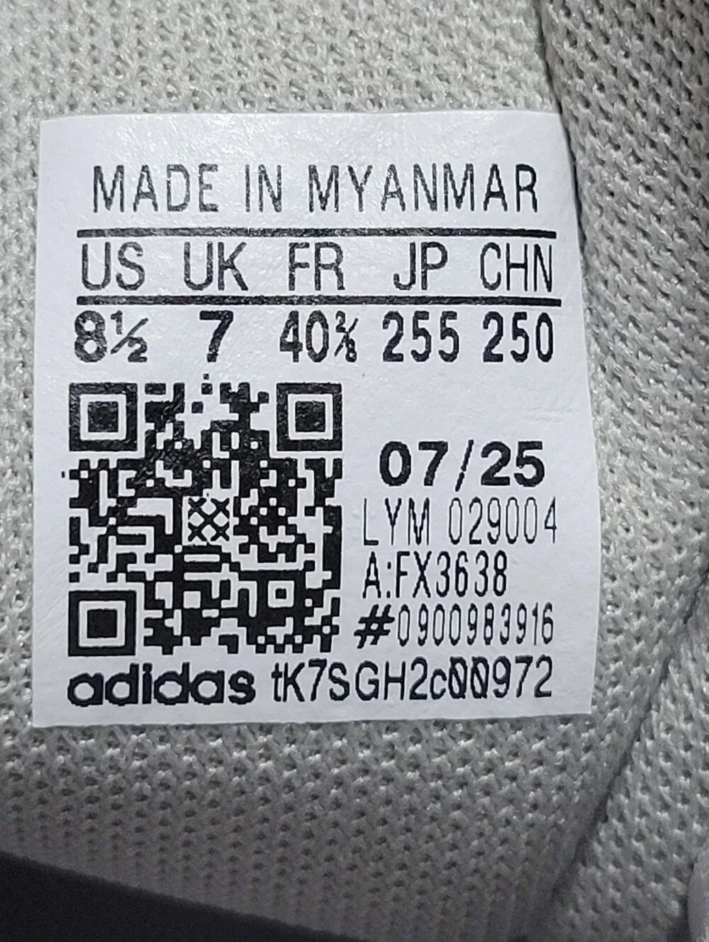 Adidas Sneakers Womens Size 8.5 Gray